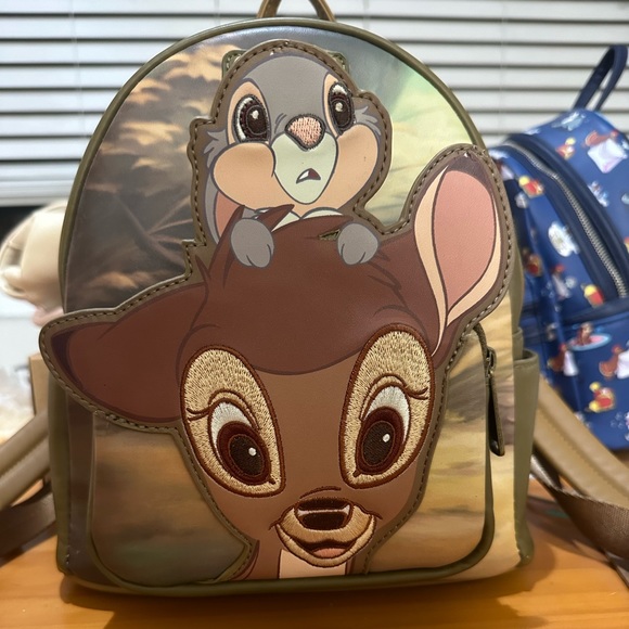 Bambi peeking loungefly backpack - Picture 1 of 2